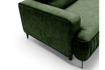 Marisana Sovesofa Med 3-Personers Divan - Grøn - Møbler - Sofaer - Sovesofaer