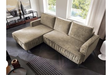 Marisana Sovesofa Med 3-Personers Divan - Brun - Møbler - Sofaer - Sovesofaer