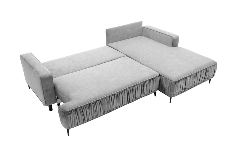 Marisana Sovesofa Med 3-Personers Divan - Blå - Møbler - Sofaer - Sovesofaer