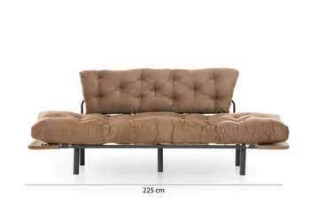 Maryborough Sovesofa 2-personers - Lys brun - Møbler - Sofaer - Sovesofaer
