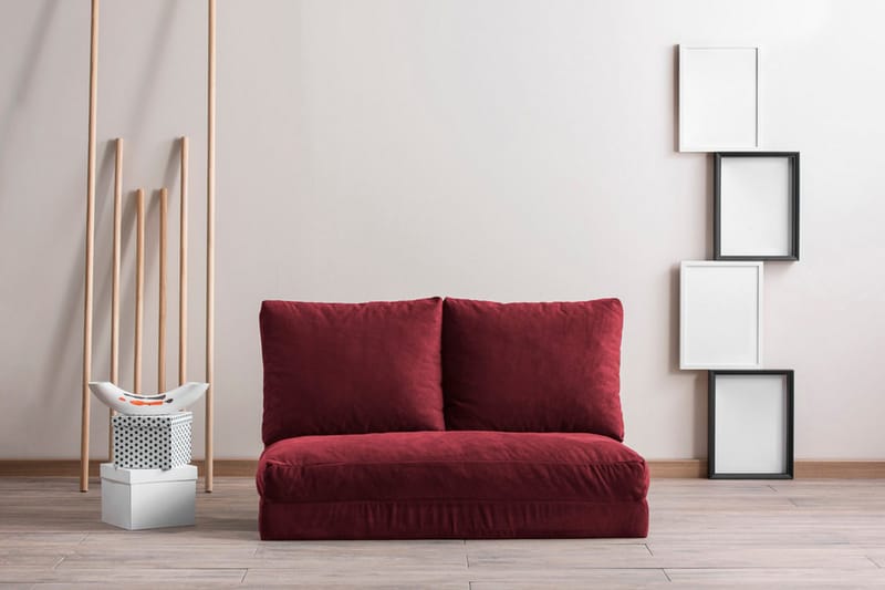 Maydena Sovesofa 2-Pers. 120x185 - Maroon - Møbler - Sofaer - Sovesofaer