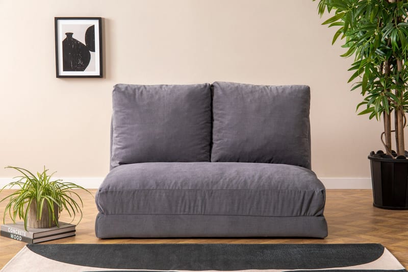 Maydena Sovesofa 2-Pers. 120x185 - Grå - Møbler - Sofaer - Sovesofaer