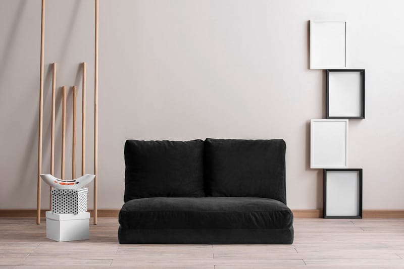 Maydena Sovesofa 2-Pers. 120x185 - Sort - Møbler - Sofaer - Sovesofaer