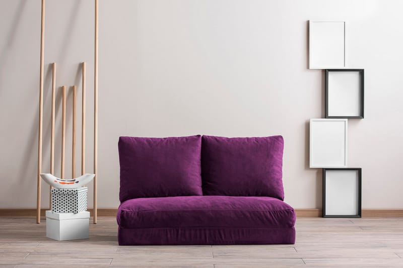 Maydena Sovesofa 2-Pers. 120x185 - Lilla - Sovesofaer - 2 personers sovesofa