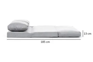 Maydena Sovesofa 2-Pers. 120x185 - Grå - Møbler - Sofaer - Sovesofaer