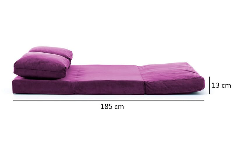 Maydena Sovesofa 2-Pers. 120x185 - Lilla - Møbler - Sofaer - Sovesofaer