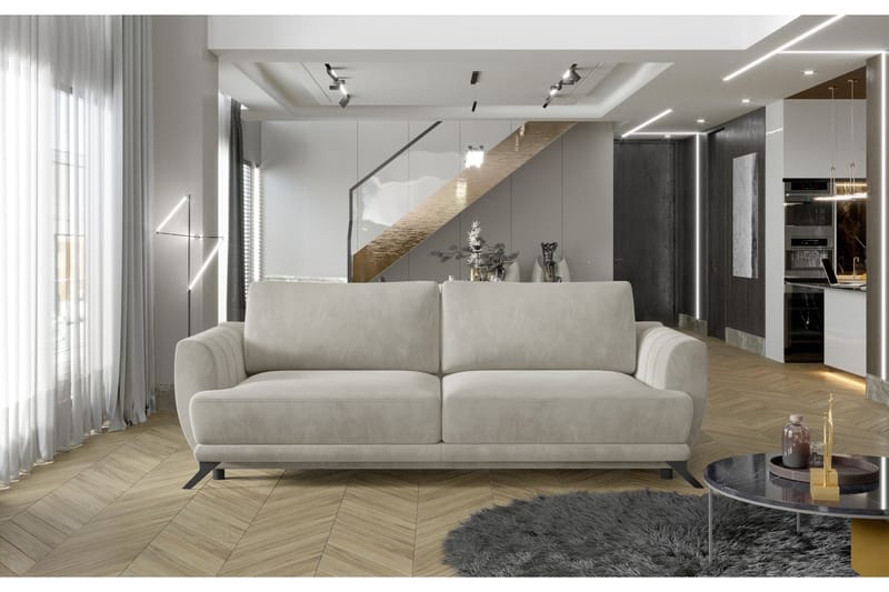Megis 3-personers Sovesofa - Beige - Møbler - Sofaer - Sovesofaer