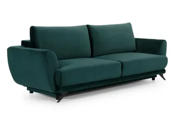 Megis 3-personers Sovesofa - Grøn - Møbler - Sofaer - Sovesofaer