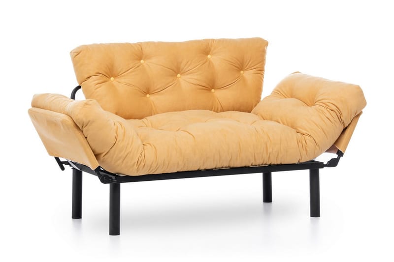Mezonzo 2-Pers. Sovesofa - Gul - Møbler - Sofaer - Sovesofaer