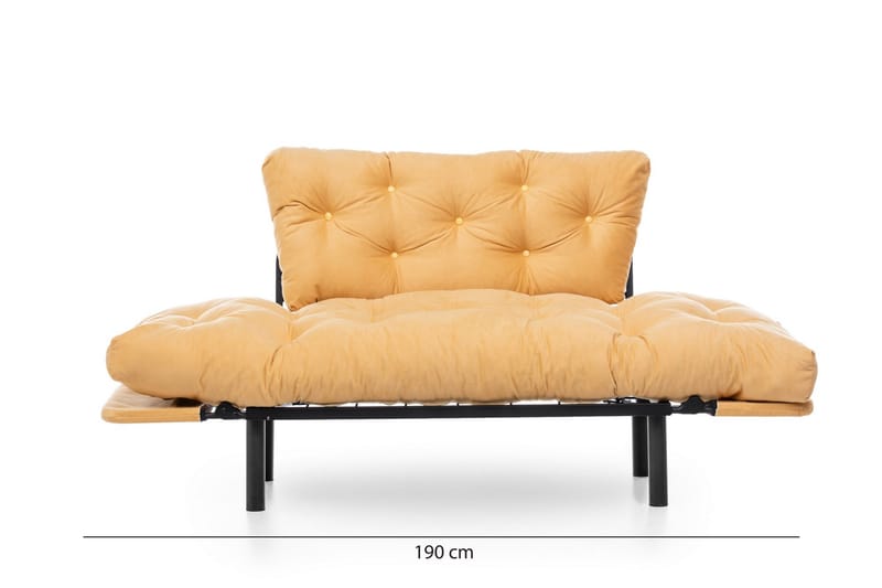 Mezonzo 2-Pers. Sovesofa - Gul - Møbler - Sofaer - Sovesofaer