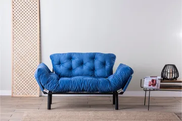 Mezonzo 2-Pers. Sovesofa - Blå - Møbler - Sofaer - Sovesofaer