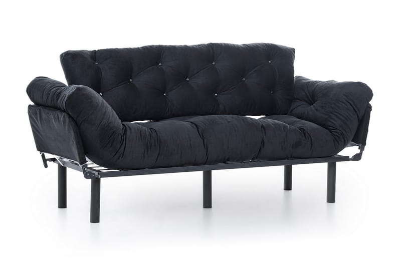 Mezonzo 3-Pers. Sovesofa - Sort - Sovesofaer - 3 personers sovesofa