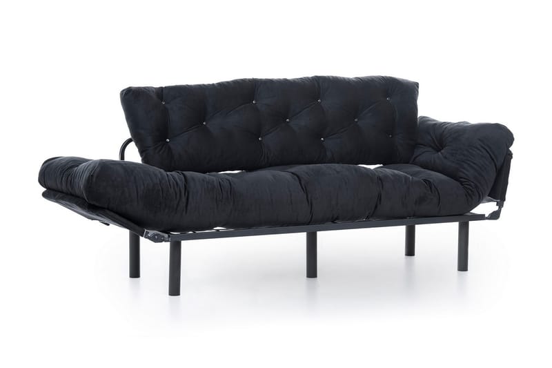 Mezonzo 3-Pers. Sovesofa - Sort - Sovesofaer - 3 personers sovesofa