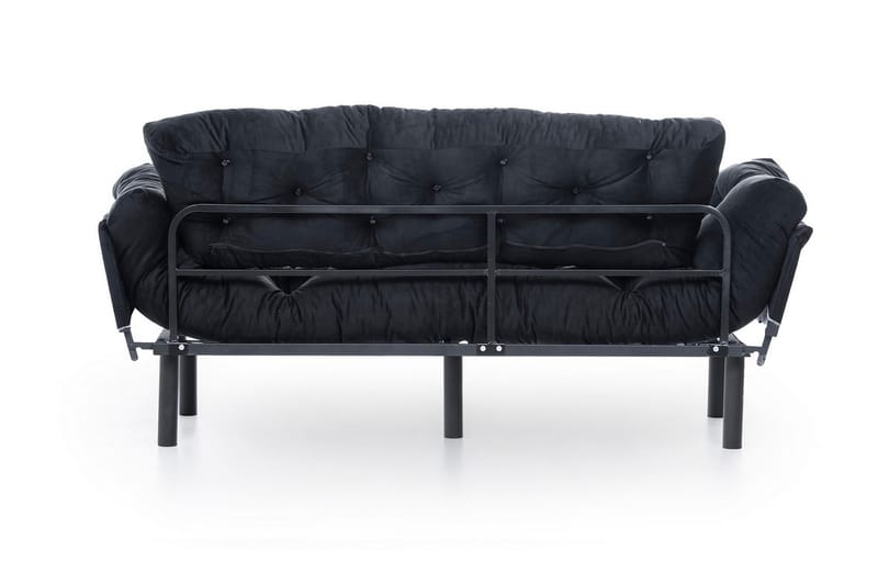 Mezonzo 3-Pers. Sovesofa - Sort - Sovesofaer - 3 personers sovesofa