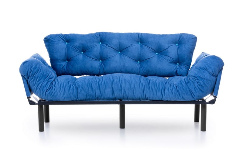 Mezonzo 3-Pers. Sovesofa - Blå - Sovesofaer - 3 personers sovesofa