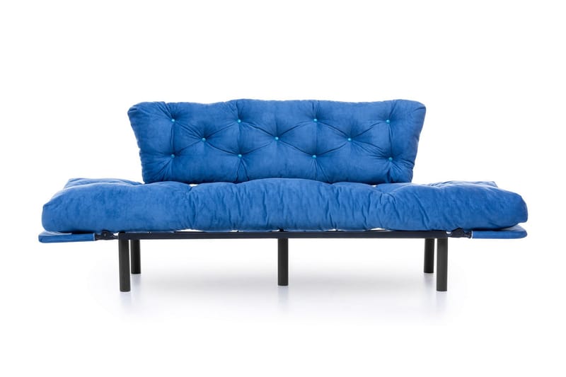 Mezonzo 3-Pers. Sovesofa - Blå - Sovesofaer - 3 personers sovesofa