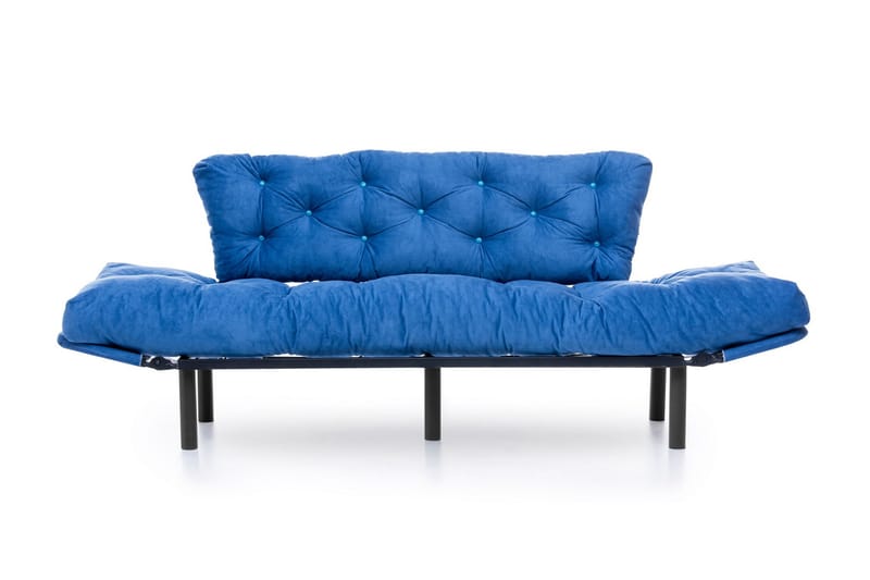 Mezonzo 3-Pers. Sovesofa - Blå - Sovesofaer - 3 personers sovesofa