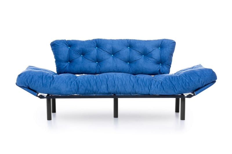 Mezonzo 3-Pers. Sovesofa - Blå - Sovesofaer - 3 personers sovesofa