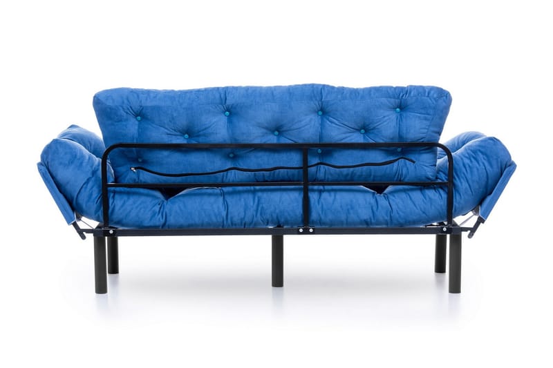 Mezonzo 3-Pers. Sovesofa - Blå - Sovesofaer - 3 personers sovesofa