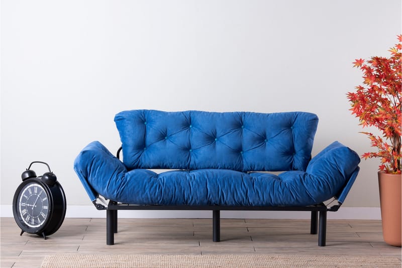 Mezonzo 3-Pers. Sovesofa - Blå - Møbler - Sofaer - Sovesofaer