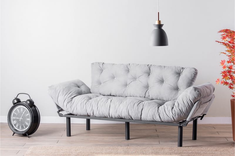 Mezonzo 3-Pers. Sovesofa - Grå - Møbler - Sofaer - Sovesofaer