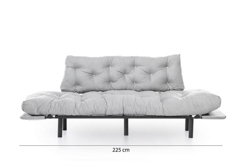 Mezonzo 3-Pers. Sovesofa - Grå - Sovesofaer - 3 personers sovesofa