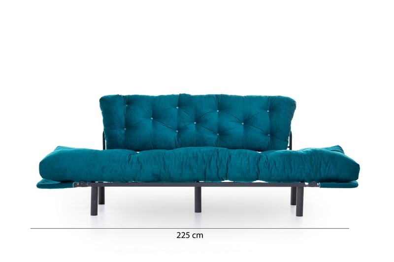 Mezonzo 3-Pers. Sovesofa - Grøn - Sovesofaer - 3 personers sovesofa