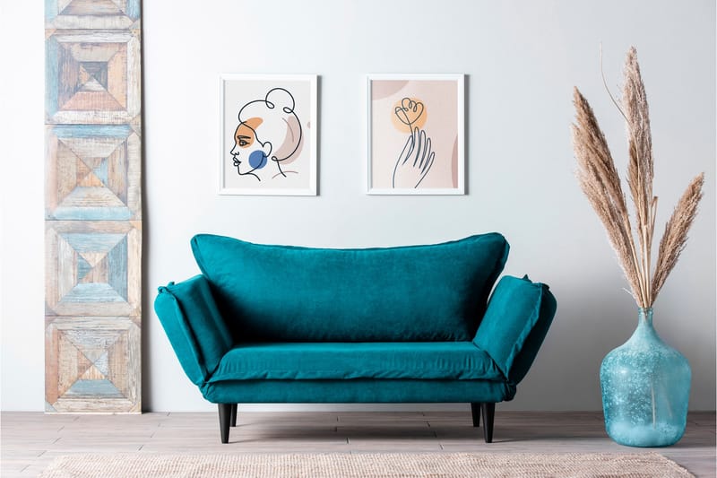 Mezonzo 3-Pers. Sovesofa - Grøn - Møbler - Sofaer - Sovesofaer