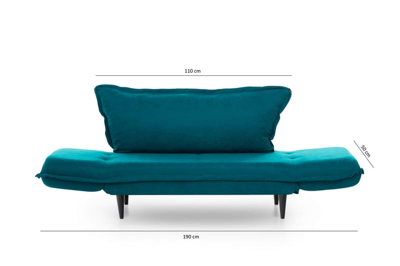 Mezonzo 3-Pers. Sovesofa - Grøn - Sovesofaer - 3 personers sovesofa