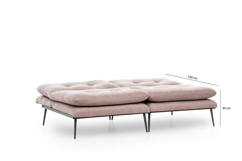 Mezonzo 3-Pers. Sovesofa - Brun - Sovesofaer - 3 personers sovesofa