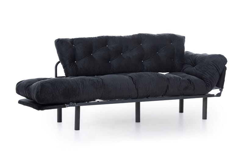 Mezonzo 3-Pers. Sovesofa - Sort - Møbler - Sofaer - Sovesofaer