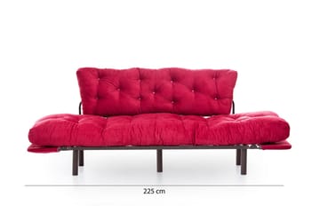 Mezonzo 3-Pers. Sovesofa - Rød - Møbler - Sofaer - Sovesofaer
