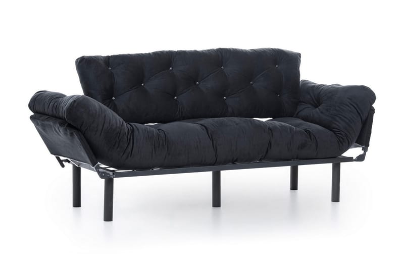 Mezonzo 3-Pers. Sovesofa - Sort - Møbler - Sofaer - Sovesofaer