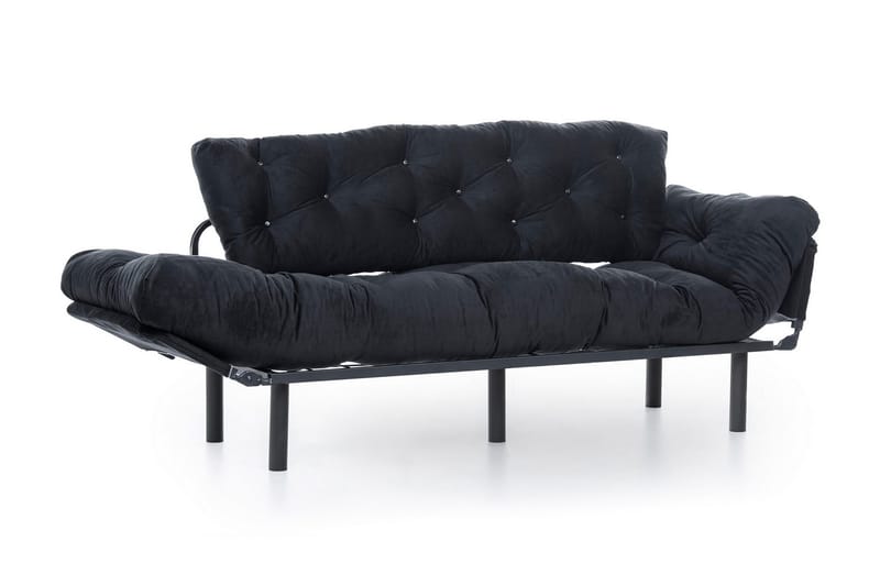 Mezonzo 3-Pers. Sovesofa - Sort - Møbler - Sofaer - Sovesofaer