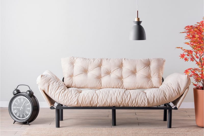 Mezonzo 3-Pers. Sovesofa - Beige - Møbler - Sofaer - Sovesofaer