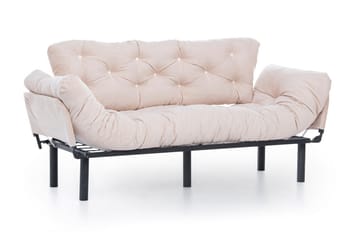 Mezonzo 3-Pers. Sovesofa - Beige - Møbler - Sofaer - Sovesofaer