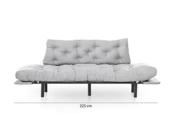 Mezonzo 3-Pers. Sovesofa - Grå - Møbler - Sofaer - Sovesofaer