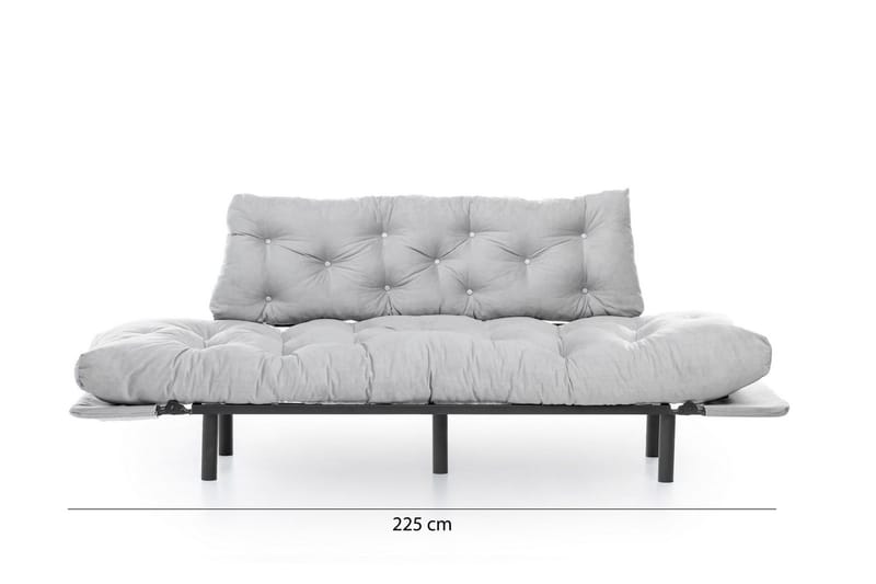 Mezonzo 3-Pers. Sovesofa - Grå - Møbler - Sofaer - Sovesofaer