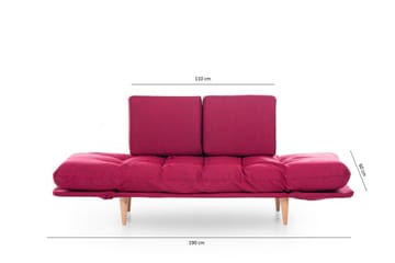 Mezonzo 3-Pers. Sovesofa - Rød - Møbler - Sofaer - Sovesofaer