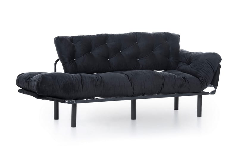 Mezonzo 3-Pers. Sovesofa - Sort - Møbler - Sofaer - Sovesofaer