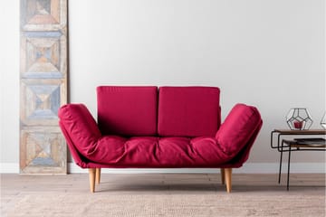 Mezonzo 3-Pers. Sovesofa - Rød - Møbler - Sofaer - Sovesofaer