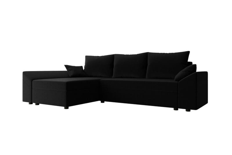 Midfeld 3-sits Hörnbäddsoffa Black, undefined