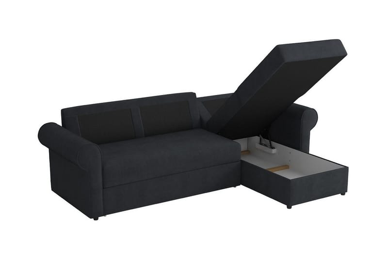 Midfeld 3-sits Hörnbäddsoffa Mustard yellow - Møbler - Sofaer - Sovesofaer