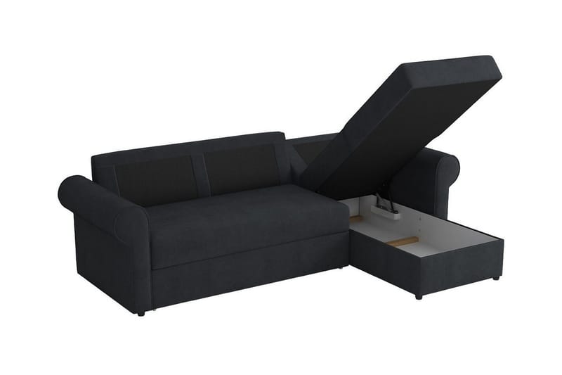 Midfeld 3-sits Hörnbäddsoffa NO_BRAND beige - Møbler - Sofaer - Sovesofaer