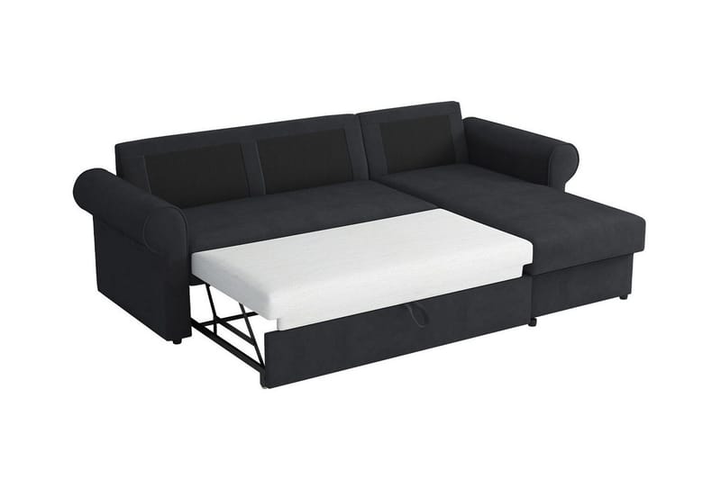 Midfeld 3-sits Hörnbäddsoffa NO_BRAND beige - Møbler - Sofaer - Sovesofaer