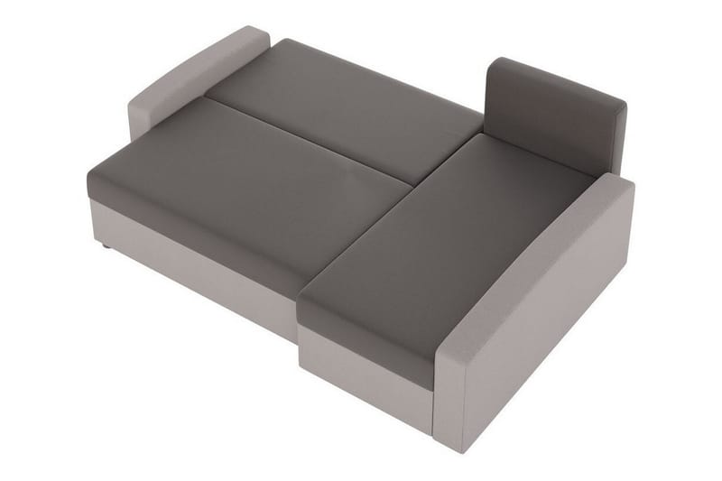 Midfeld 3-personers Hjørnesovesofa - Brun/Beige - Sovesofaer - Hjørnesovesofa