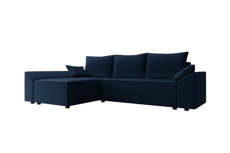 Midfeld 3-personers Hjørnesovesofa - Mørkeblå - Møbler - Sofaer - Sovesofaer