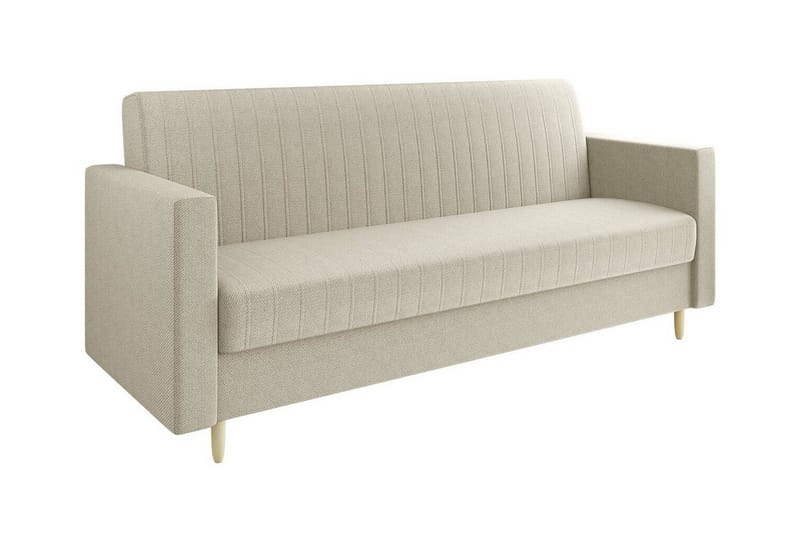 Midfeld 3-personers Sovesofa - Beige - Sovesofaer - 3 personers sovesofa