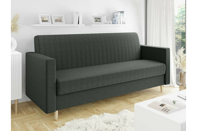Midfeld 3-personers Sovesofa - Mørkegrå - Møbler - Sofaer - Sovesofaer