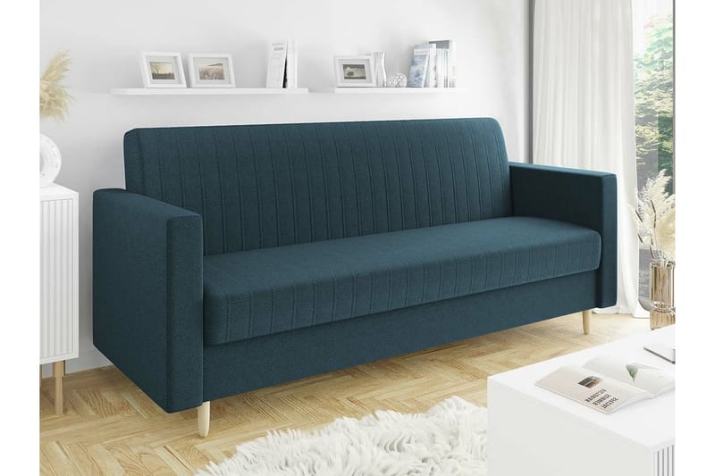 Midfeld 3-personers Sovesofa - Mørkeblå - Møbler - Sofaer - Sovesofaer
